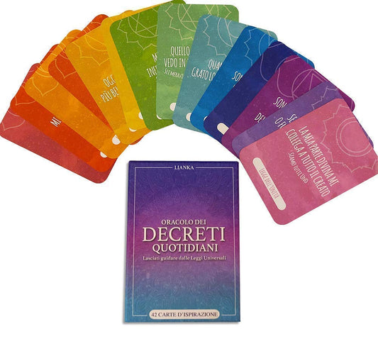 Oracolo dei Decreti Quotidiani. Con 42 Carte e istruzioni